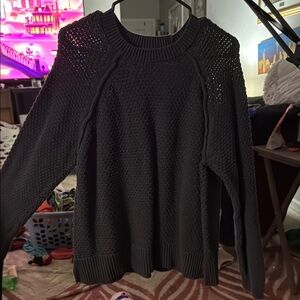 Cozy Gray Knit Sweater